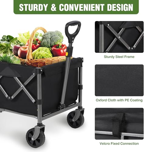 Collapsible Wagon with Wheels (Small-380LB)