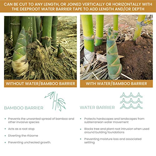 WB 24/30-50 Water/Bamboo Barrier, 24" x 50' roll-30 mil Thickness, Black (24-Inch by 50-Feet Roll, 30mil Thickness / 30mil Thickness)
