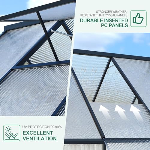 Greenhouse 6x9 FT Aluminum (6x9 FT)