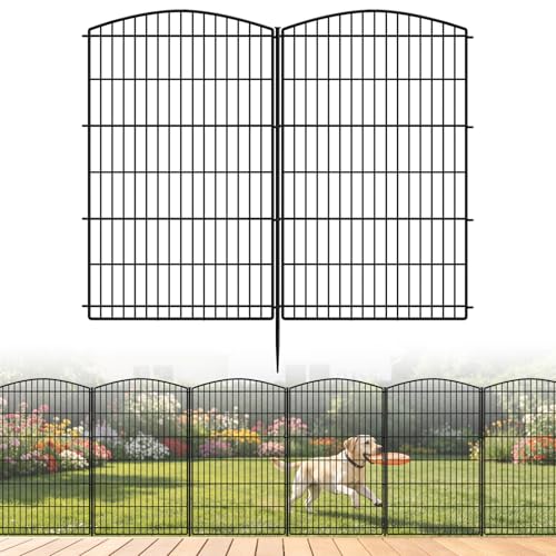 Decorative Garden Fence 6 Panels 13ft (6 Panels 13ft(L)-42"(H) - Without Gate)