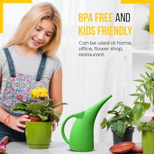 2 Pack 1 2 Gallon Green Watering Can (Green / 2 Pack)