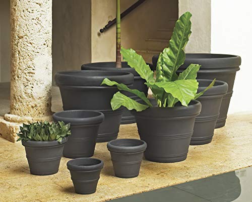 Brunello Classic Rolled Rim Planter (27 Inch / Terracotta Color)