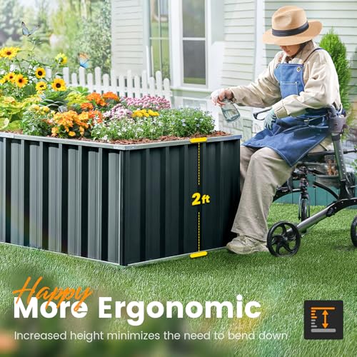 Raised Garden Bed Heightened for Deep