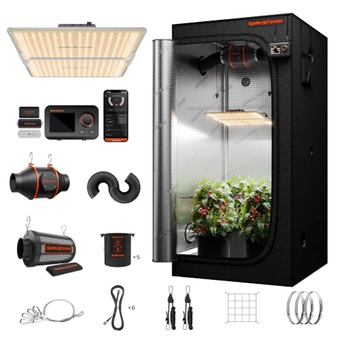 SF2000Pro 3 x 3ft Complete Grow Tent Kit with GGS Controller (36"x36"x71"-GGS Controller)