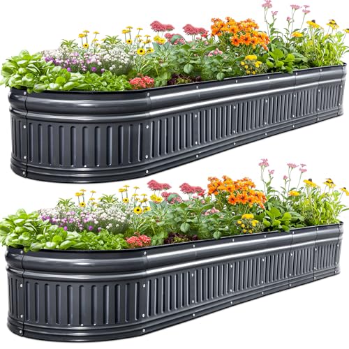 Raised Garden Bed Kit 2026 Upgraded Modular DIY 94x24x24 in