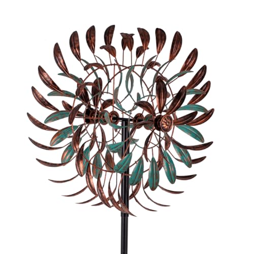 Large Metal Wind Spinners (Brown-6 Layers-20")