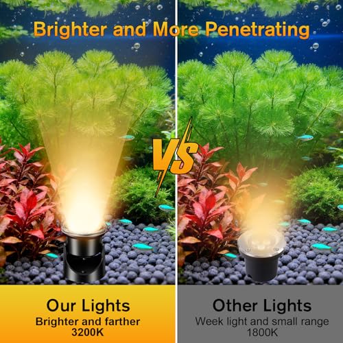 LED Pond Lights 4 (4 Warm White Lights-Corded Electric)