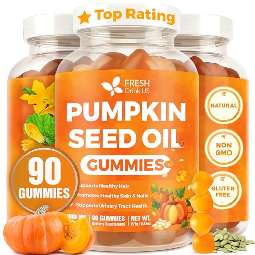 Premium 90 Gummies Pumpkin Seed Oil (90 Count)
