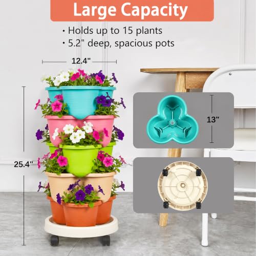 5 Tier Vertical Garden Planter (Multicolor / 5 Tier)