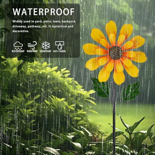 Sunflower Wind Spinners Outdoor (13inch(Sunflower-A))