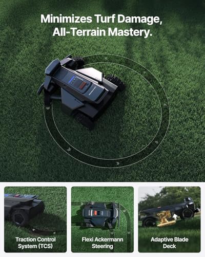 Segway Navimow X430 Robot Lawn Mower Wire Free with 4 Blade Sets (X430 4 Blade Sets)