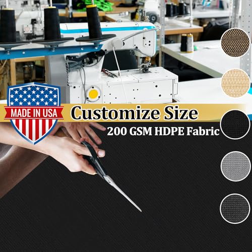 Customized Size 10' X 22' Shade Cloth with Grommets