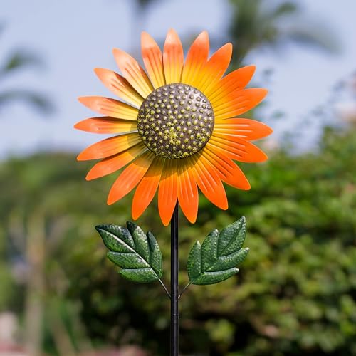 Sunflower Wind Spinner (Sunflower-orange)