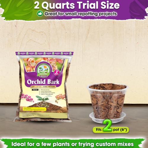 Orchid Bark for Plants (Orchid Bark 2 Quarts)