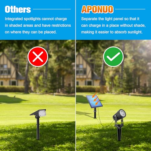 Solar Spot Lights Outdoor 6 (6 Count)