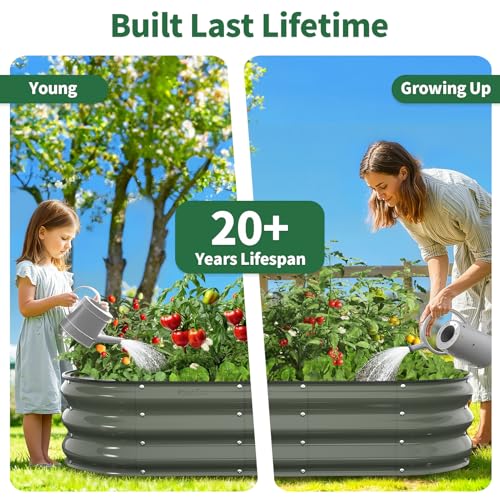 Raised Garden Bed (Volcanic Gray / 4x2x1FT)