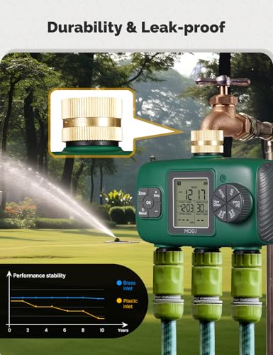 3 Zone Sprinkler Timer for Garden Hose (3 Outlet)