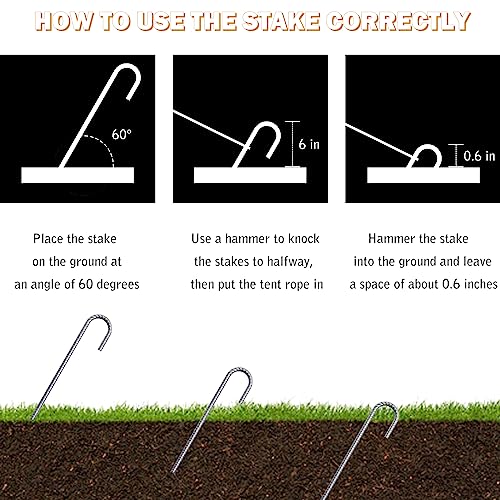 J Hook Rebar Stakes 16 Inch (16in)