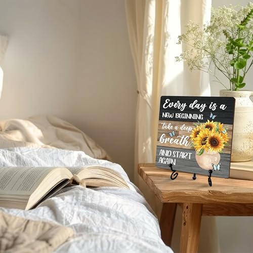 Sunflower Wooden Table Decor (Retro Sunflower 11)