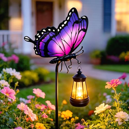 Butterfly Solar Garden Lights Outdoor Waterproof