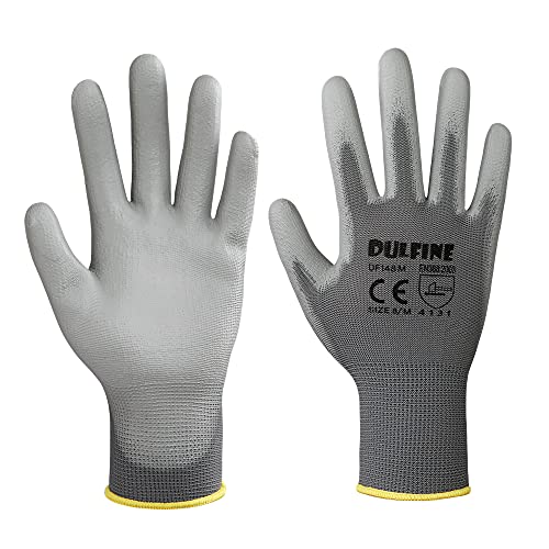 Safety Work Gloves for Men & Women 12 Pairs (12 Count)