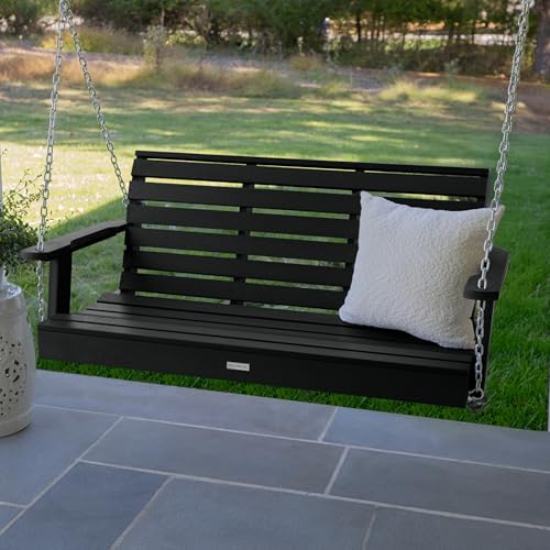 Weatherly Porch Swing (4 feet / Black)