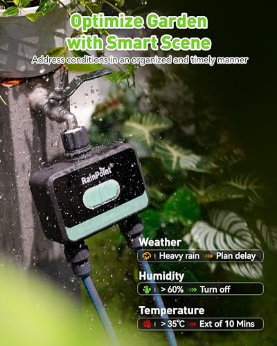 WiFi Water Timer for Garden Hose (Blue)