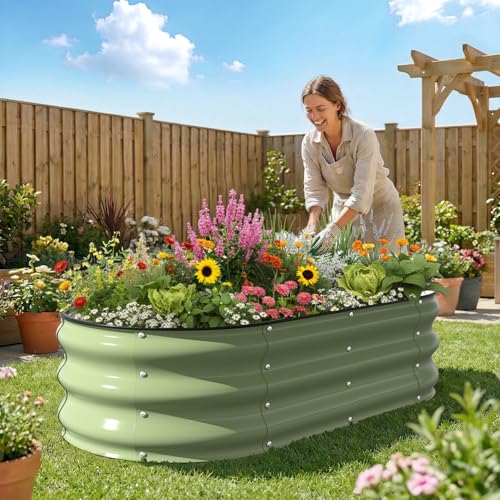 Raised Garden Bed (Fruit Green / 4x2x1FT)