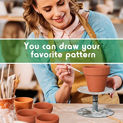 300 Pcs Mini 2" Terracotta Pot Bulk Small Plant Pots