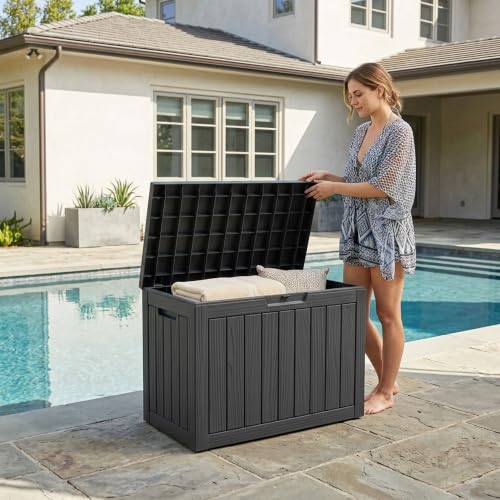 Outdoor Storage Box (Black / 50 Gallon 3.0)