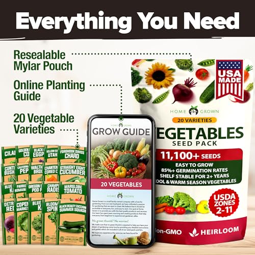 20 Variety Survival Seed Vault