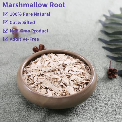 Dried Marshmallow Root Loose Leaf (4 Ounce (Pack of 1))