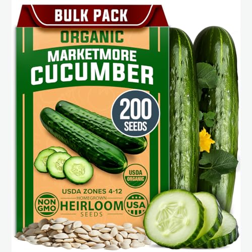 Organic Marketmore Cucumber Seeds