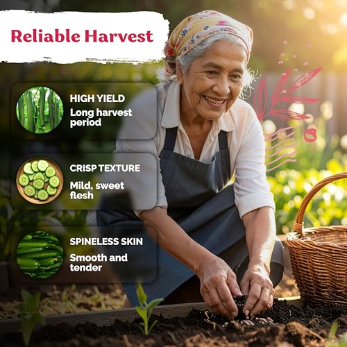 50 English Telegraph Cucumber Heirloom Vegetable Seeds