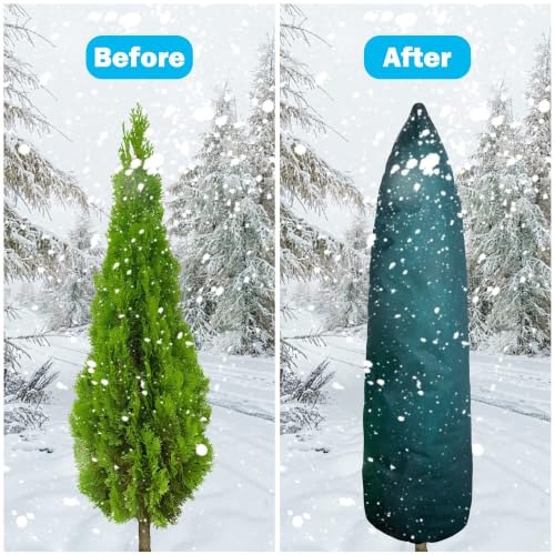 2 Pcs Zip A Tree Plant Cover Freeze Protection (M Size-A Style)