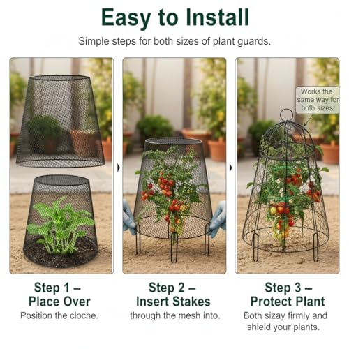 Garden Cloches for Plants (Set of 6+6)