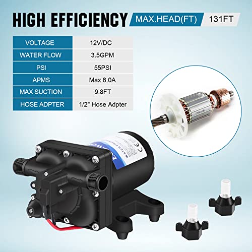 42 Series 12V RV Water Pump with Pressure Switch