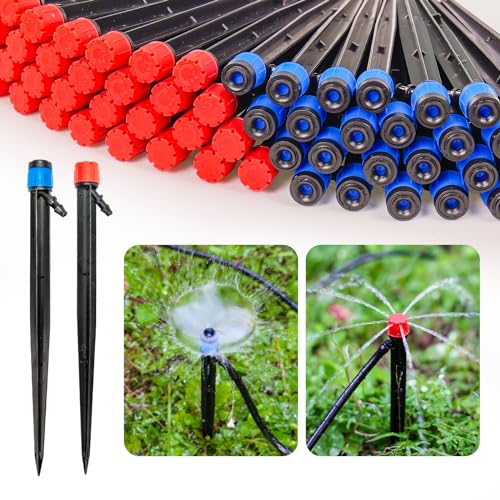 60 Pack Drip Irrigation Emitters Sprays for 1 (60 Pcs Emitters)