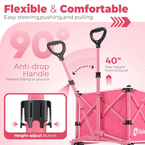 Collapsible Wagon (Pink / 300lbs)