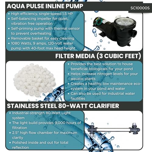 Simply Clear Filter System (For Ponds up to 10000 Gallons)