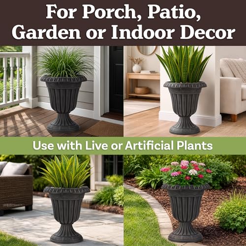 Outdoor Planter 2 (Stone Gray)