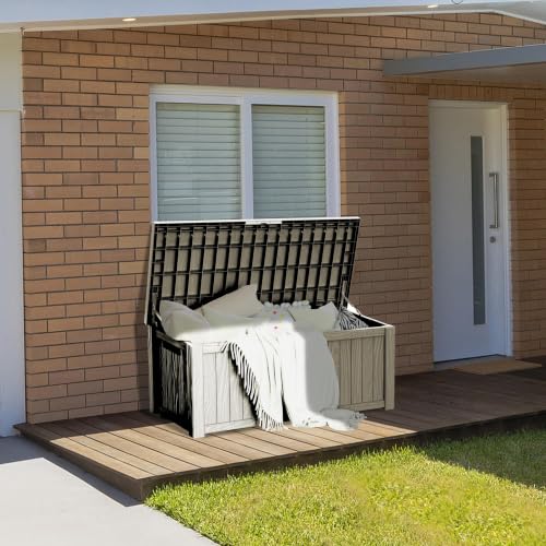 Outdoor Storage Box (Grey / 150 Gallon)