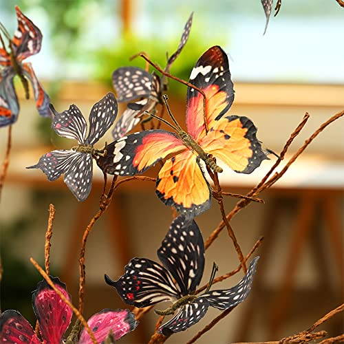 Artificial Butterfly (Yellow-5-pcs)