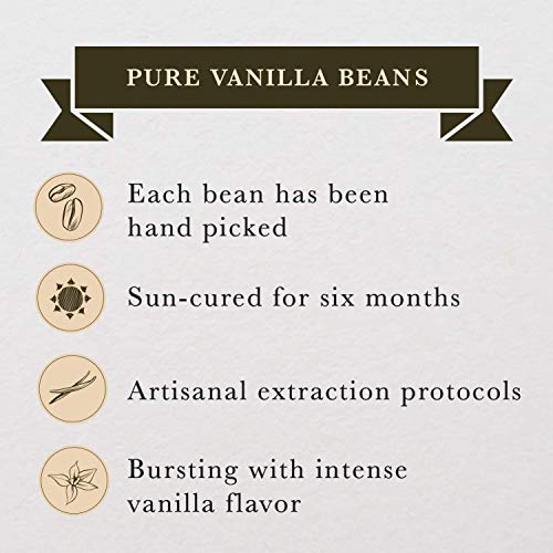 Organic Madagascar Grade A Whole Vanilla Beans (8 Ounce)