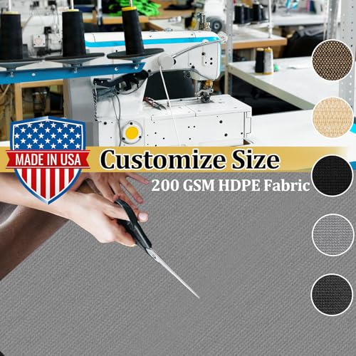 Customized Size 21' X 22' Shade Cloth with Grommets