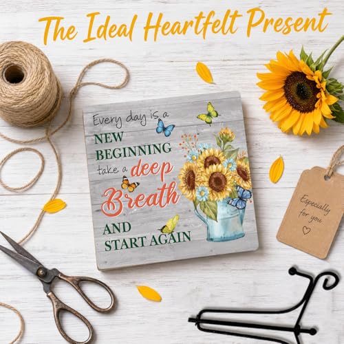 Spring Decorations for Rustic Farmhouse Decor (Retro Sunflower 3)