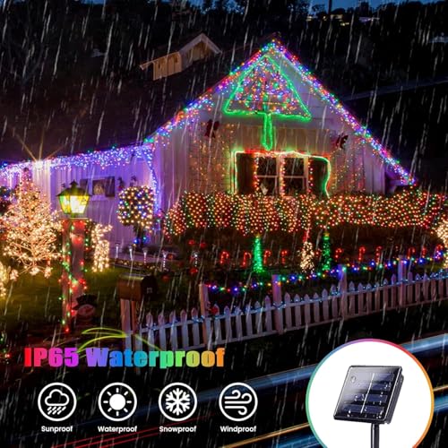 Solar Fairy Lights (Multicolor / 2 Pack-400LED)