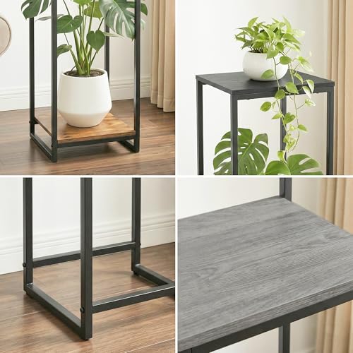 46" Tall 3 Tier Corner Plant Stand Indoor