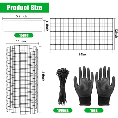 5 Pack Plant Protectors from Animals (5 PACK-24x12inch)