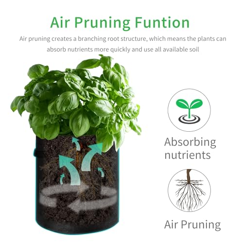 2 Pack Potato Grow Bags 10 Gallon with Flap (2 Count)